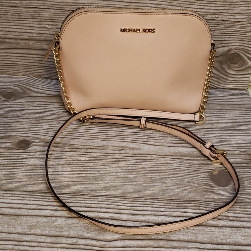 Michael Kors pastel pink small crossbody bag